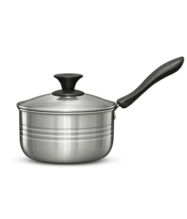 Aluminum Saucepan    (Glass Lid)