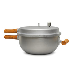 Wok Pressure Cooker 12 Ltr (Wooden Handle)