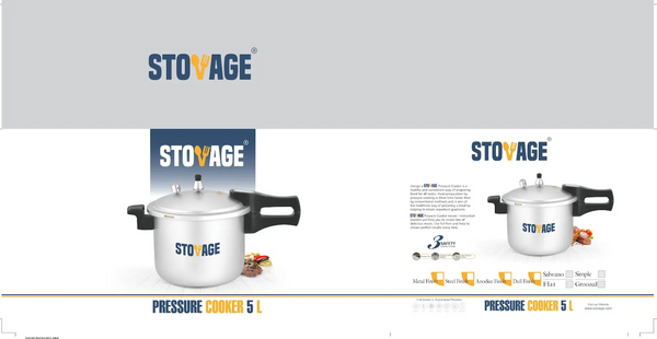 Bakelite Pressure Cooker 5 Ltr