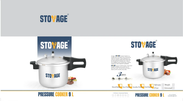 Bakelite Pressure Cooker 9 Ltr