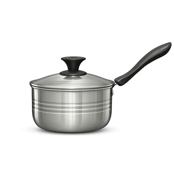 Aluminum Saucepan    (Glass Lid)